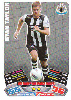 Ryan Taylor Newcastle United 2011/12 Topps Match Attax #185